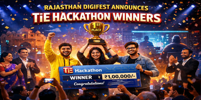 Rajasthan DigiFest Announces TiE Hackathon Winners